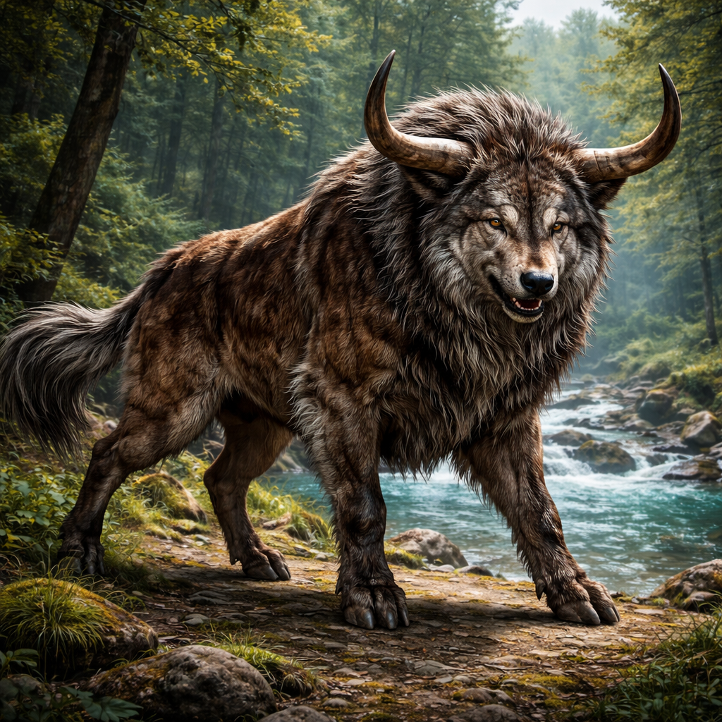 Wolfox, hybrid of Wolf and Ox