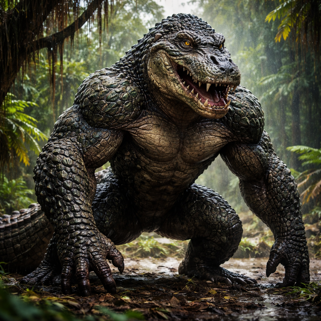 Gorilligator, hybrid of Alligator and Gorilla