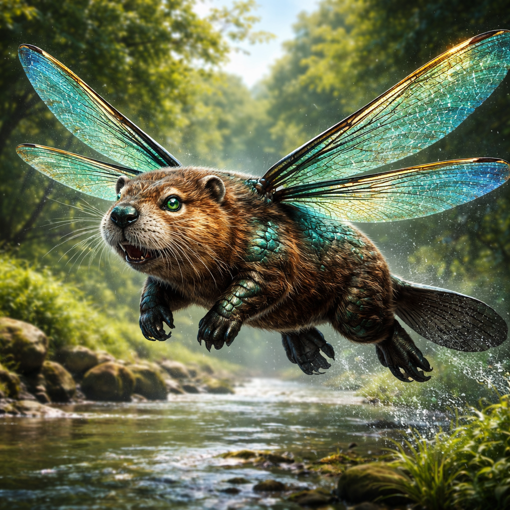 Beaverfly, hybrid of Dragonfly and Beaver
