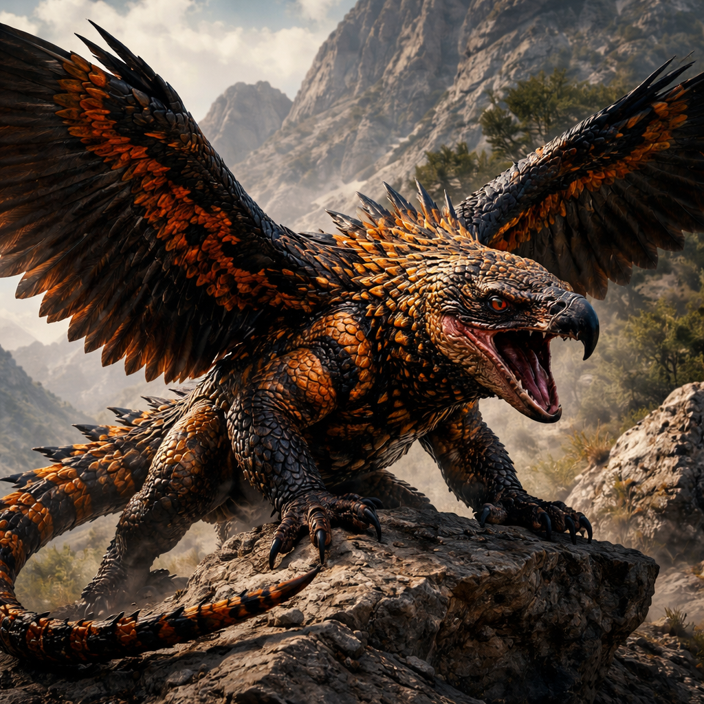 Gila Condor, hybrid of Gila monster and Condor