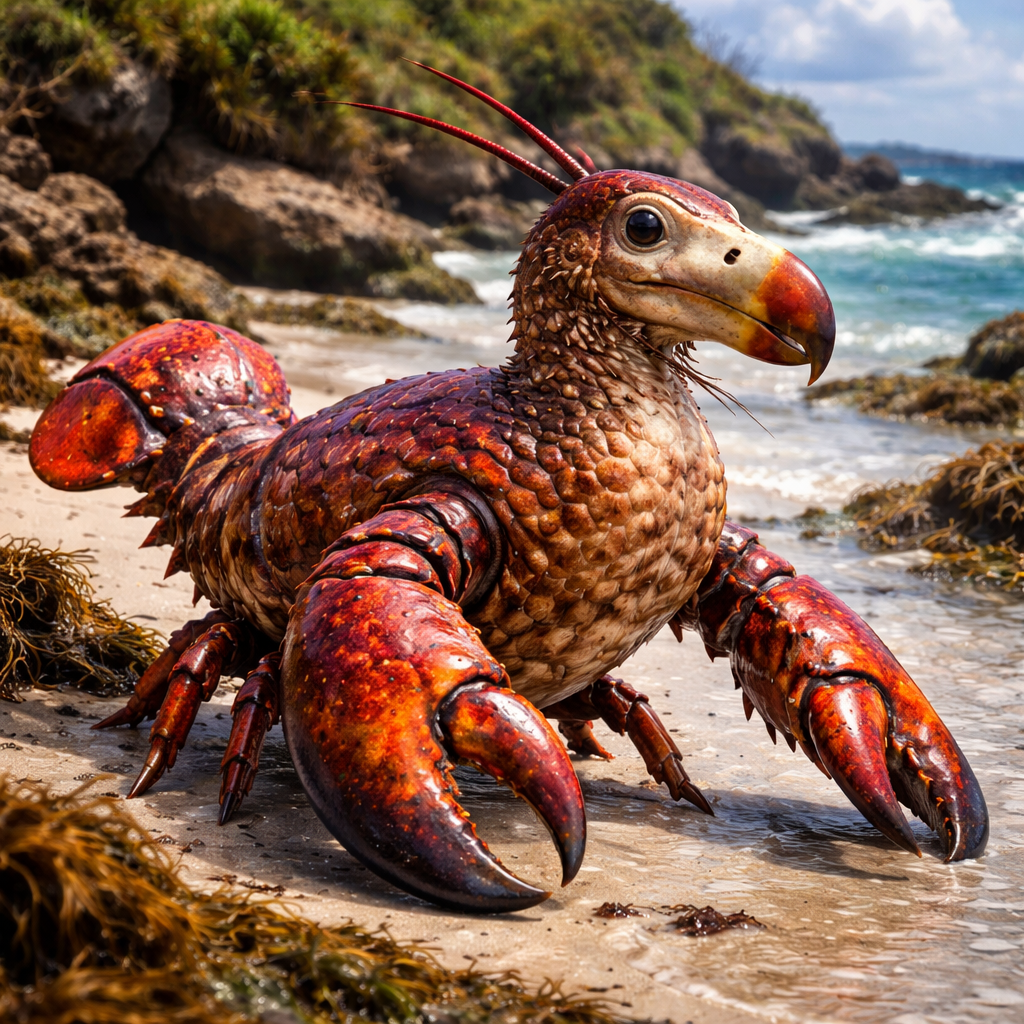 Doblobster, hybrid of Dodo and Lobster