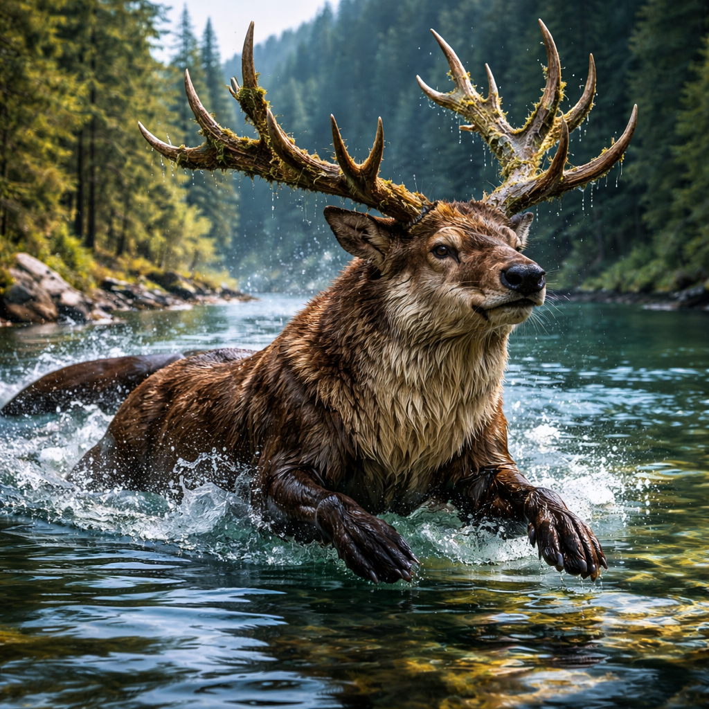 ElkOtter, hybrid of Elk and Otter