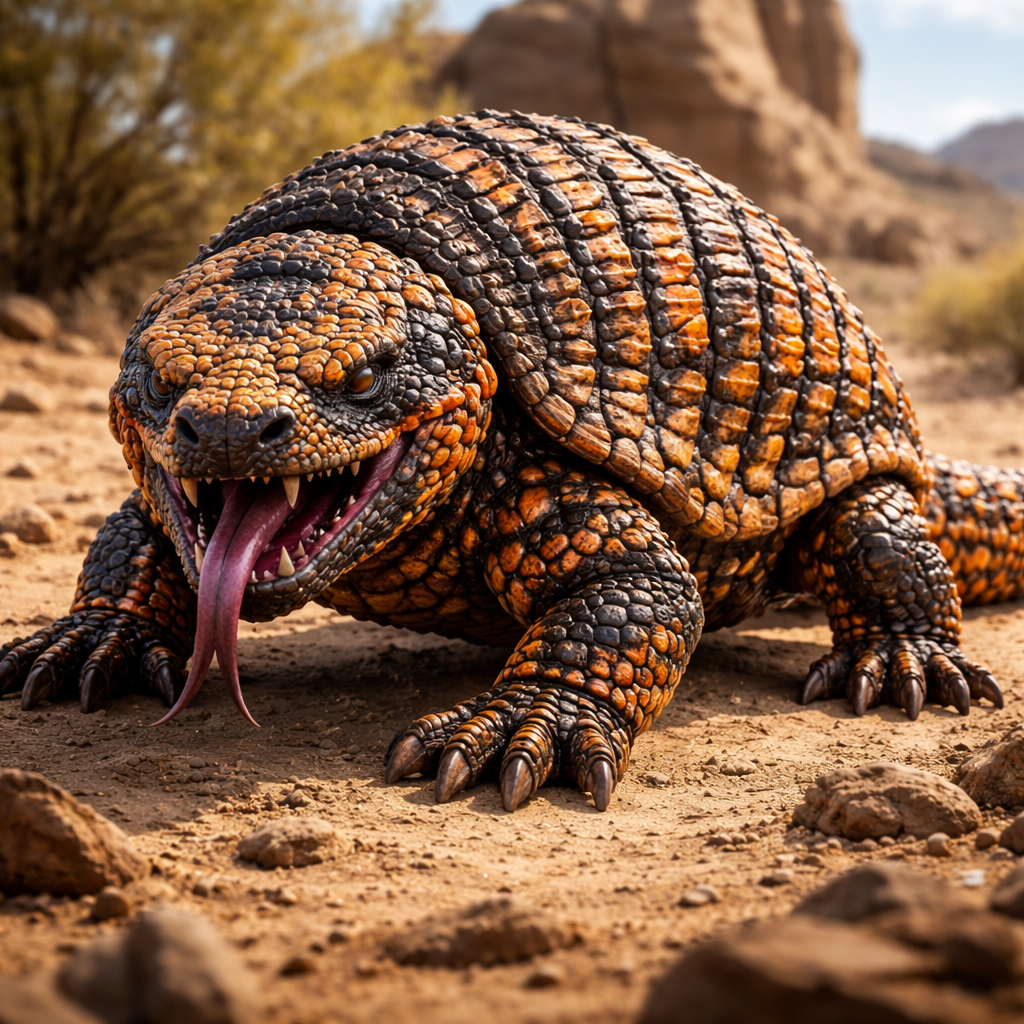 Armadillo Monster, hybrid of Armadillo and Gila monster
