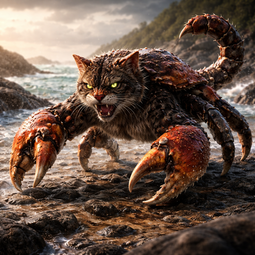 Crabcat, hybrid of Wildcat and Crab