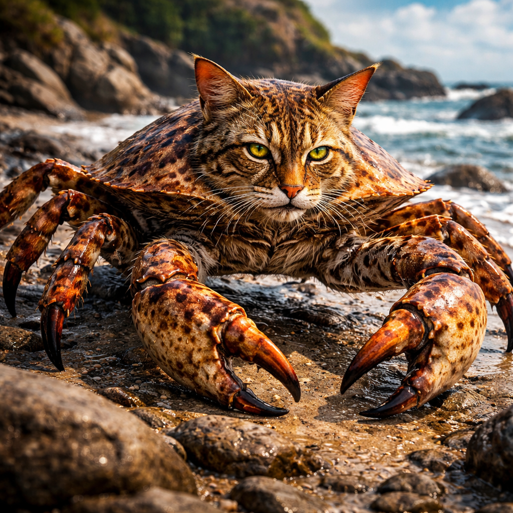 Crabcat, hybrid of Wildcat and Crab
