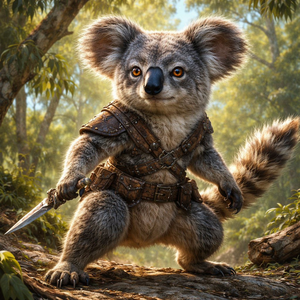 Koalakat, hybrid of Koala and Meerkat