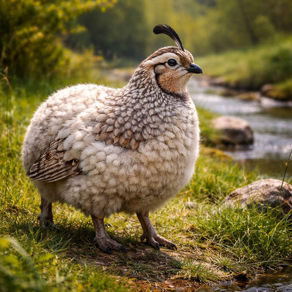 Shequail, hybrid of Sheep and Quail