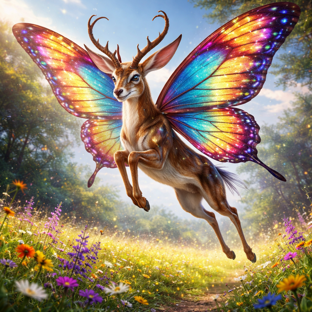 Butterlope, hybrid of Butterfly and Antelope