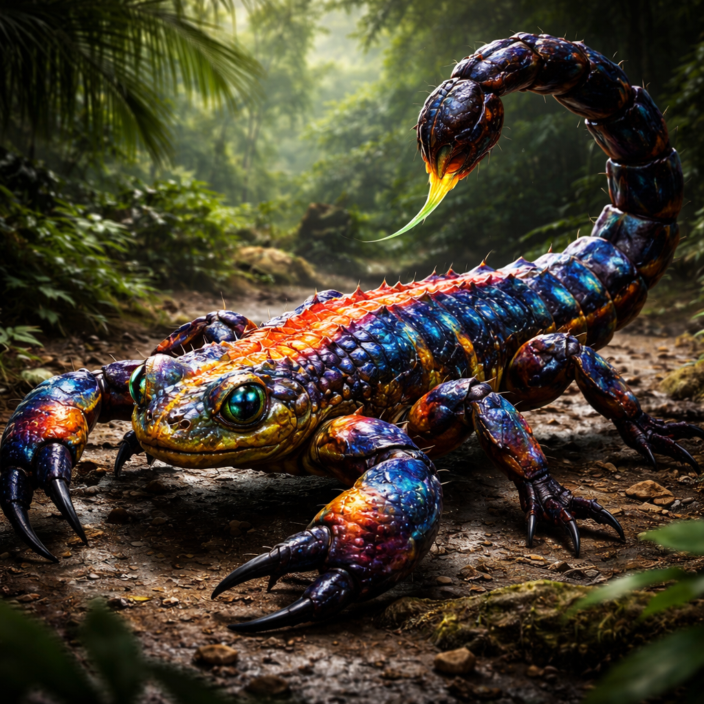 Scalorpion, hybrid of Scorpion and Salamander