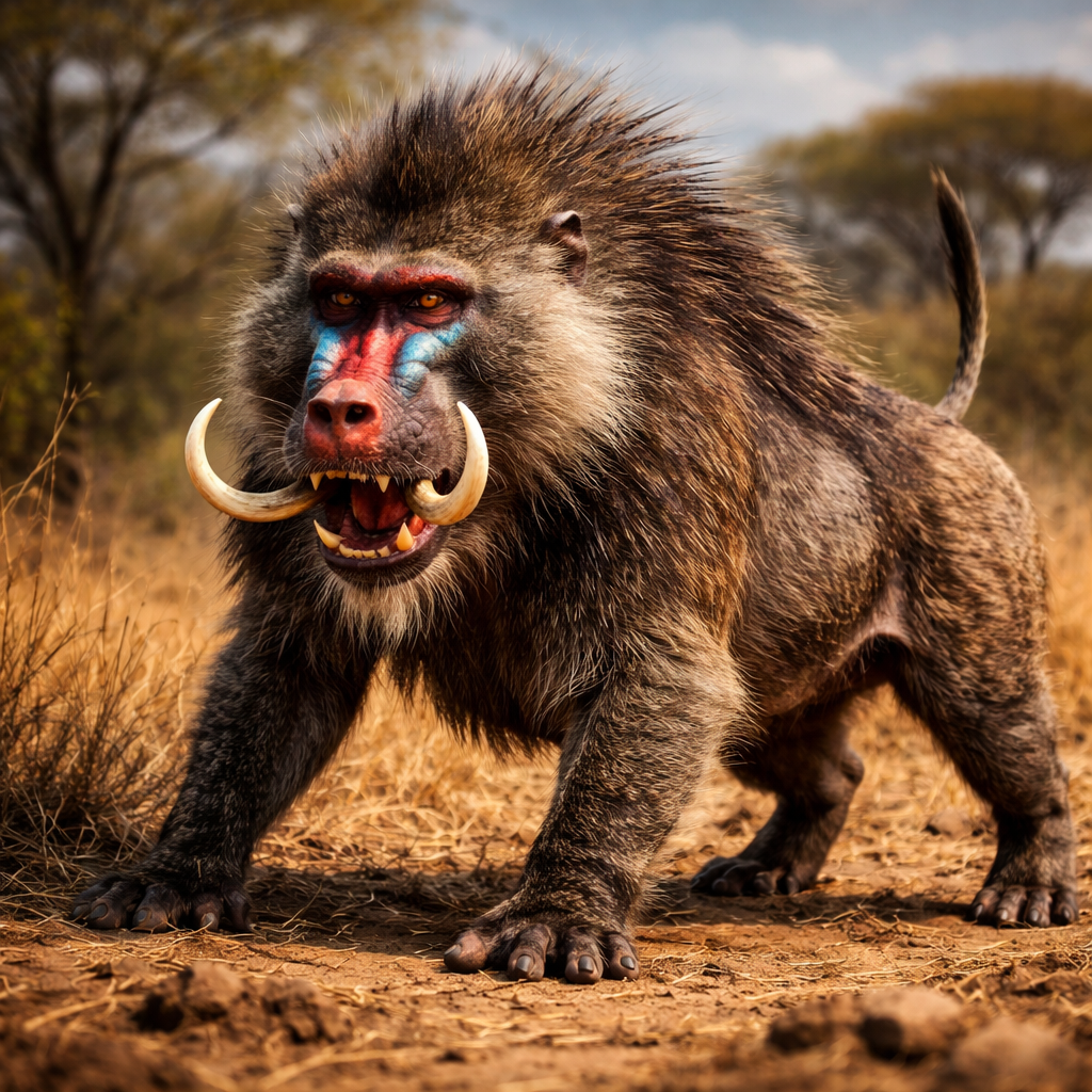 Baboog, hybrid of Baboon and Warthog