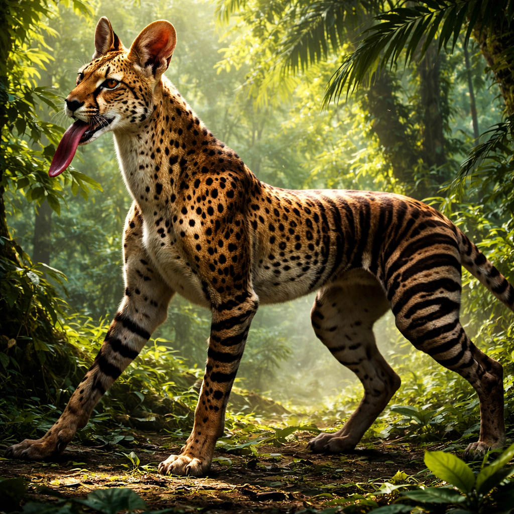 Okheeta, hybrid of Cheetah and Okapi