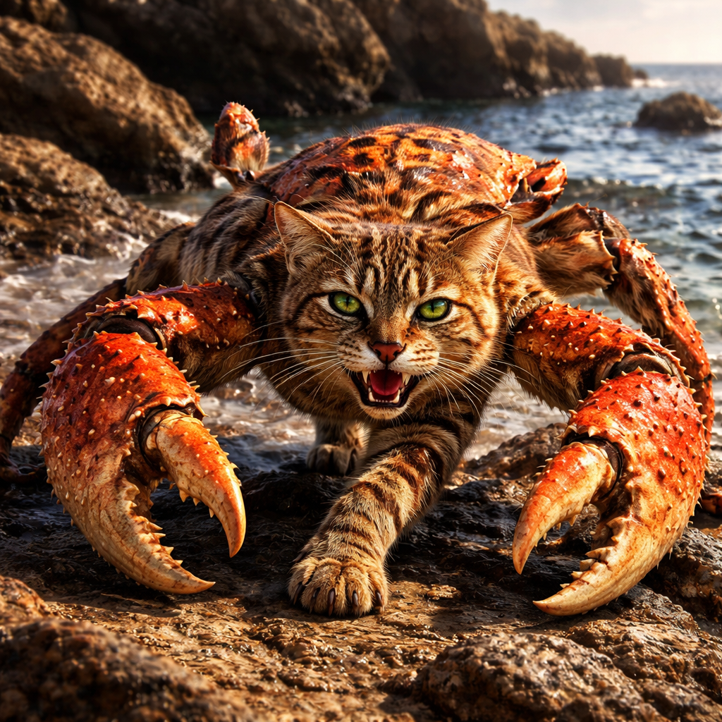 Crabcat, hybrid of Crab and Wildcat