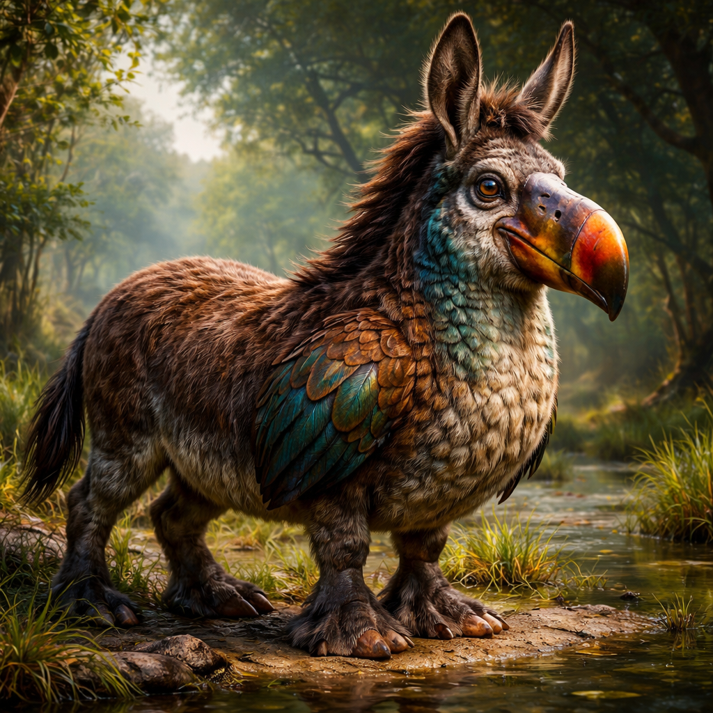 Dondy, hybrid of Donkey and Dodo