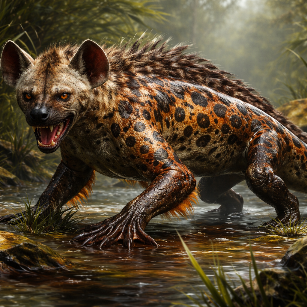 Hynewt, hybrid of Newt and Hyena