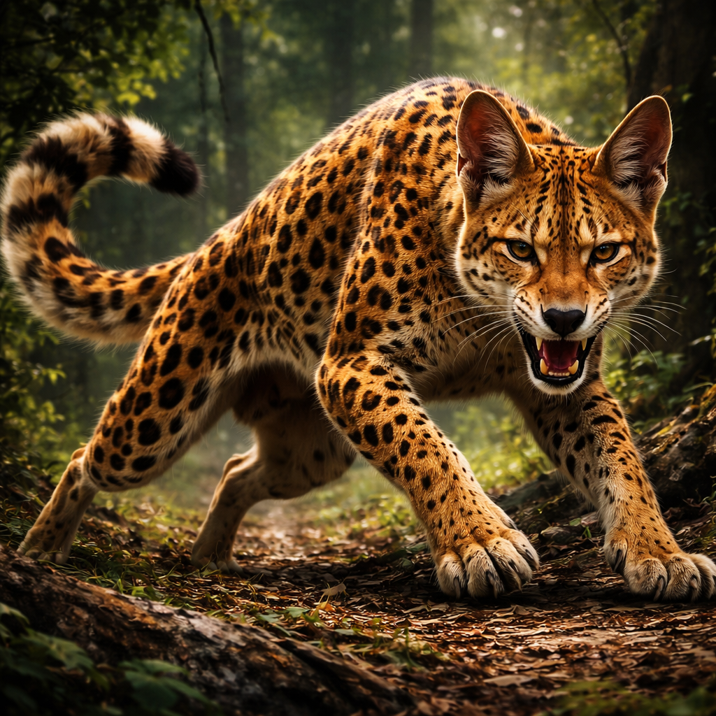Dingleopard, hybrid of Dingo and Leopard