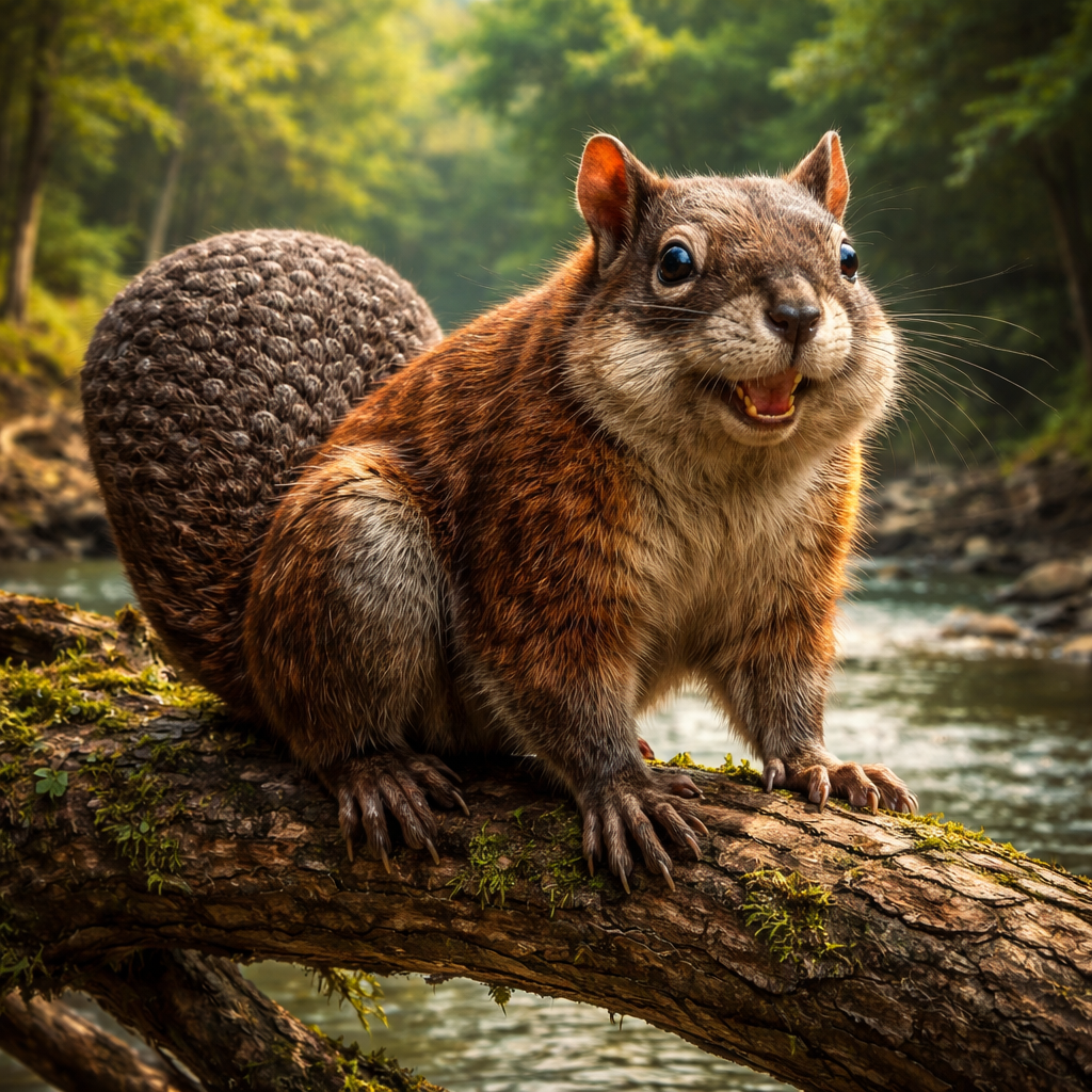 Beavquirrel, hybrid of Beaver and Squirrel