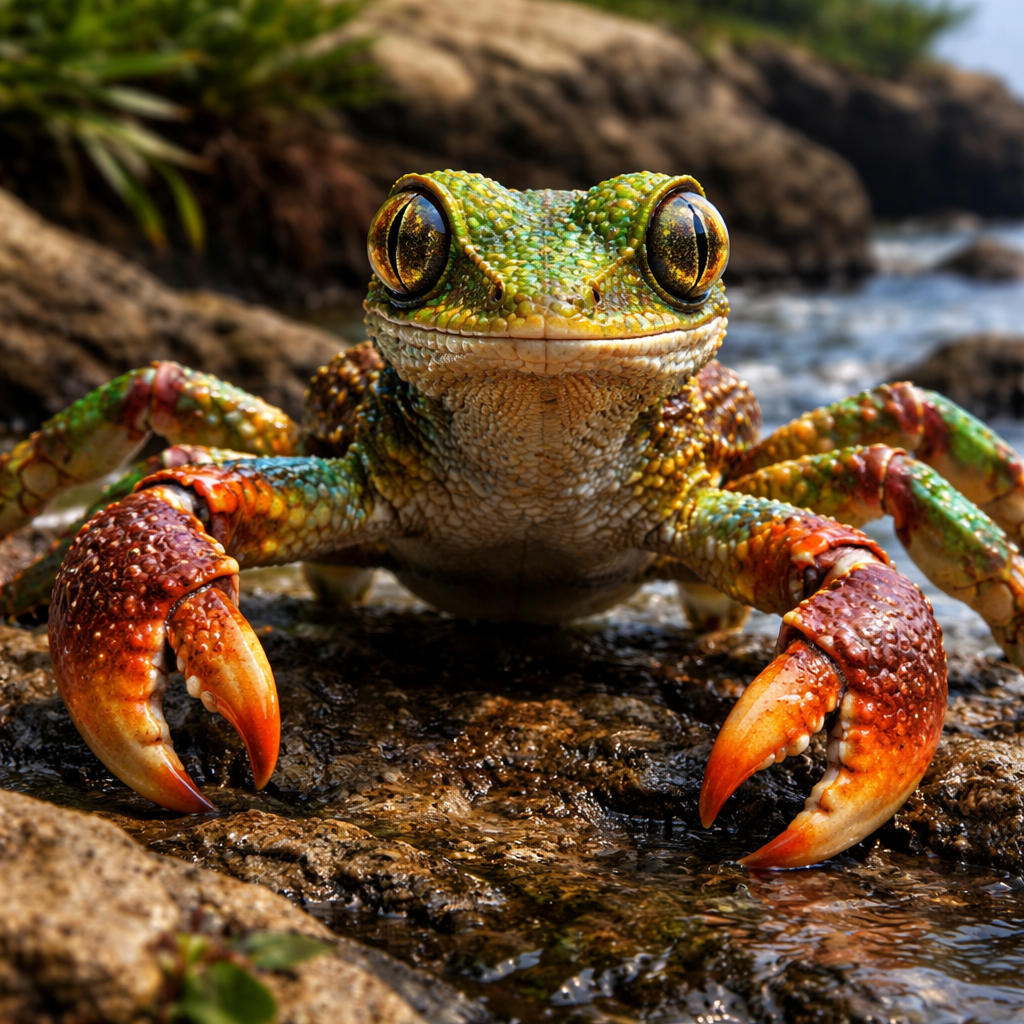 Gecrab, hybrid of Gecko and Crab