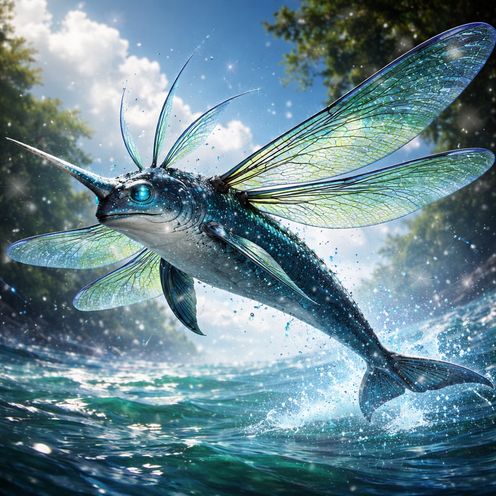 Narwfly, hybrid of Narwhal and Dragonfly