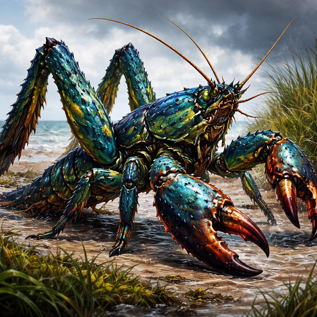 Lobsthopper, hybrid of Lobster and Grasshopper