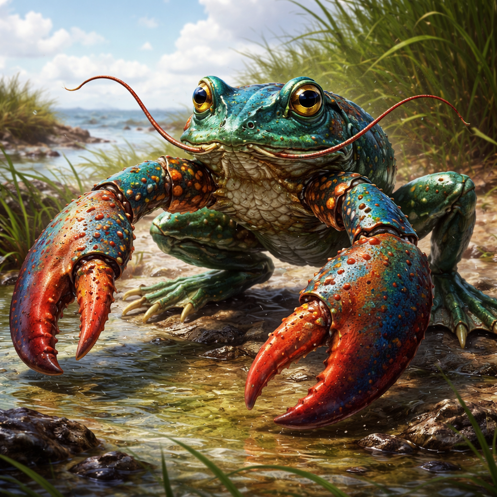 Lobfrog, hybrid of Lobster and Frog