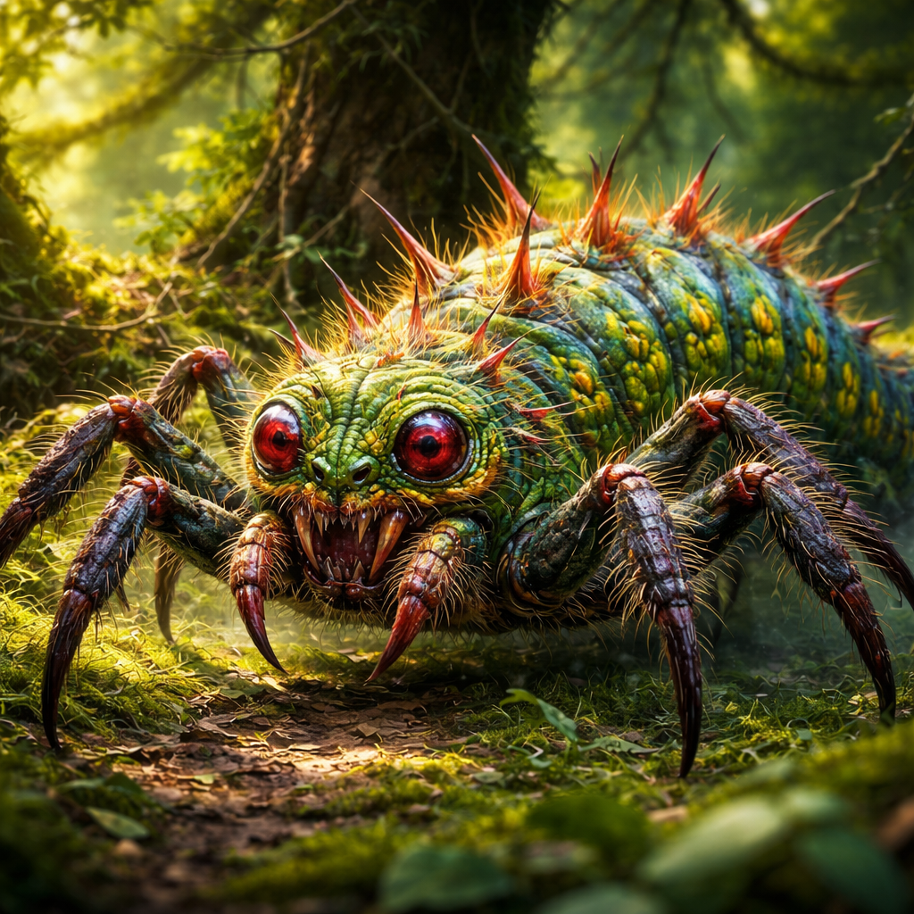Caterpider, hybrid of Caterpillar and Spider