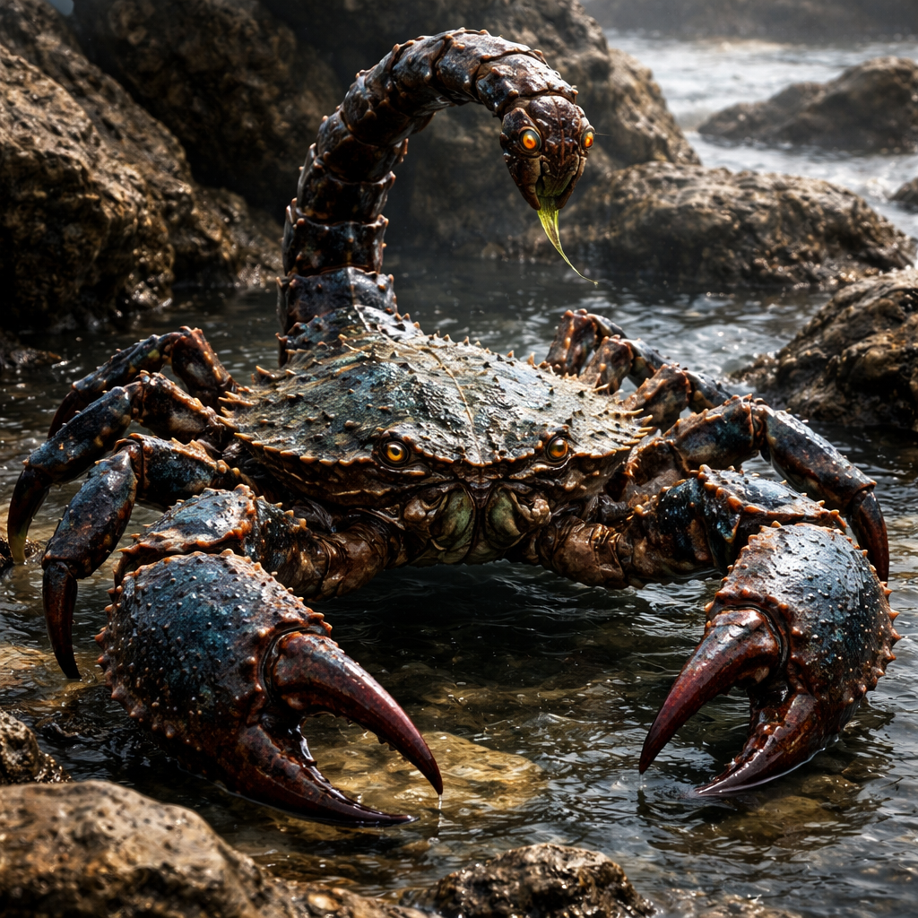 Scorprab, hybrid of Scorpion and Crab
