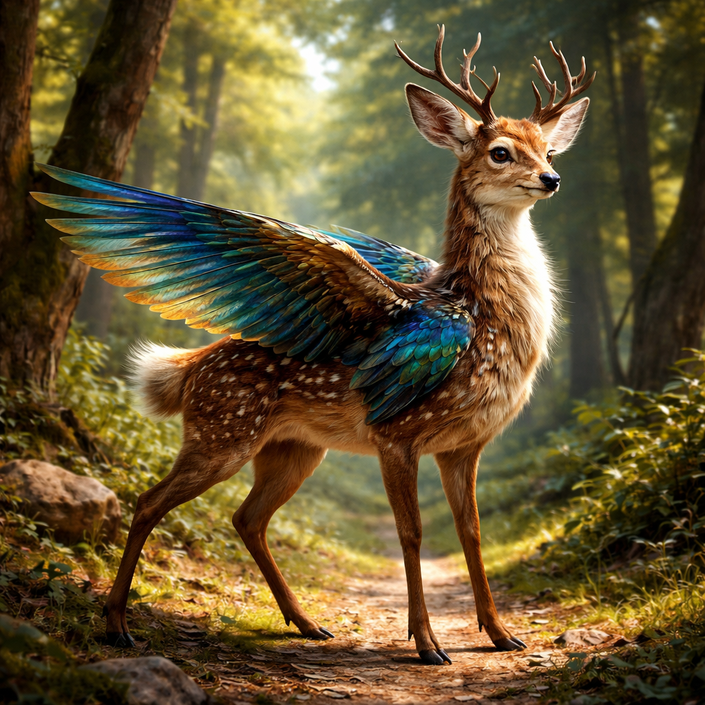 Deerlark, hybrid of Deer and Lark
