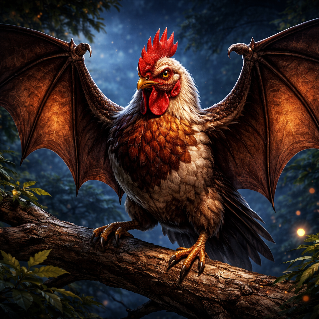 Chibat, hybrid of Chicken and Bat