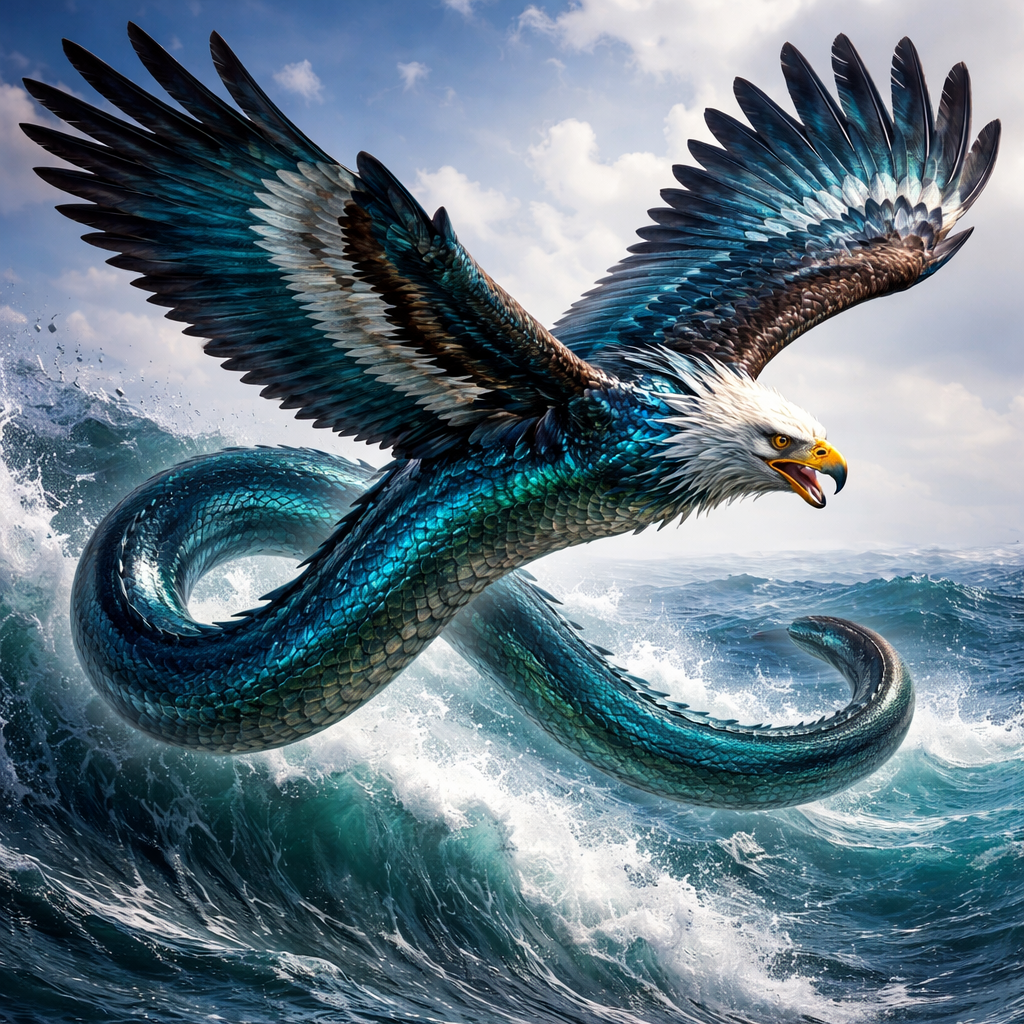 Eagleel, hybrid of Eel and Eagle
