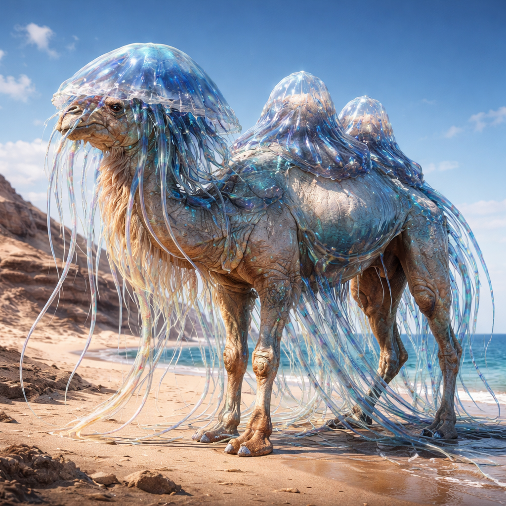 Jellycamel, hybrid of Camel and Jellyfish