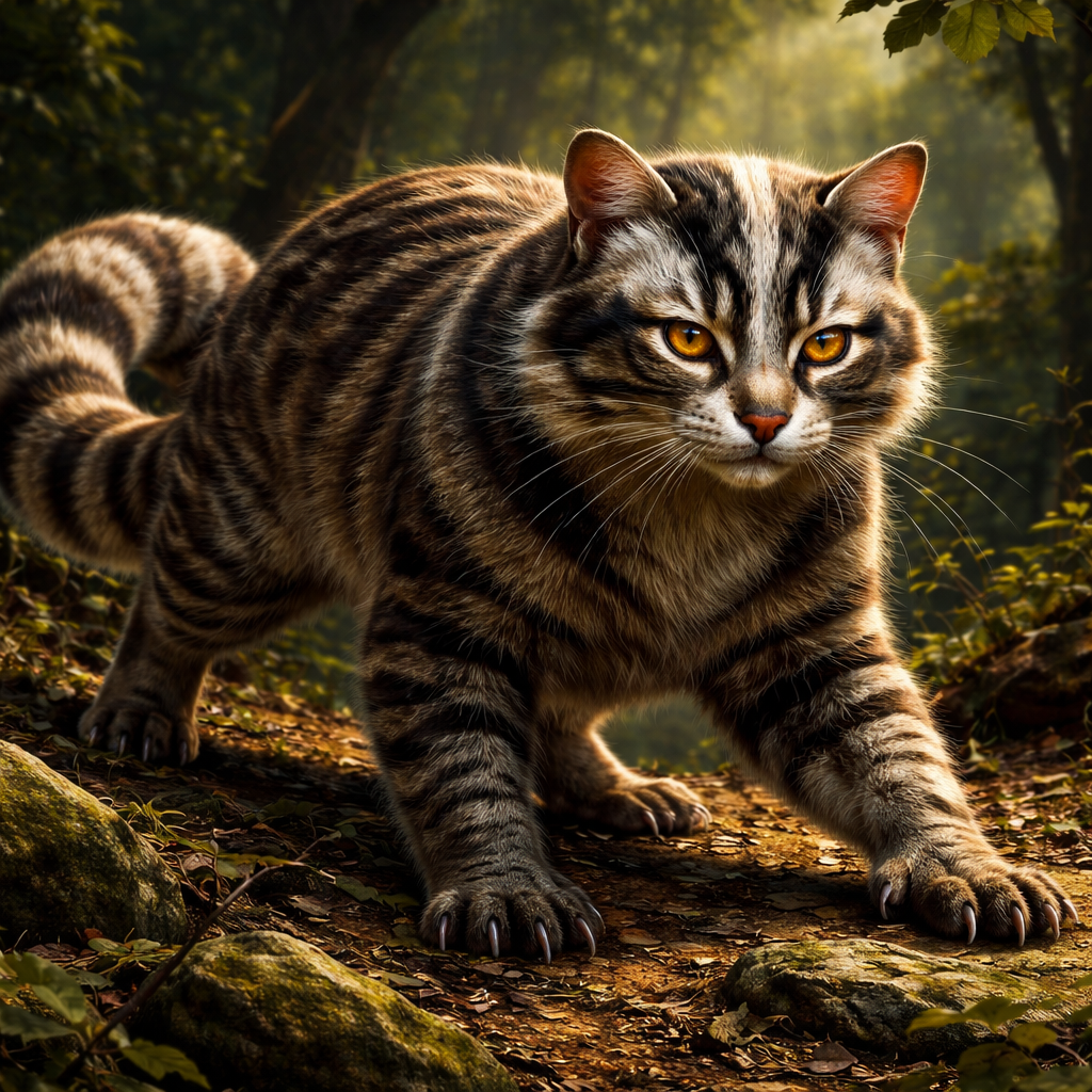 Catbadger, hybrid of Cat and Badger