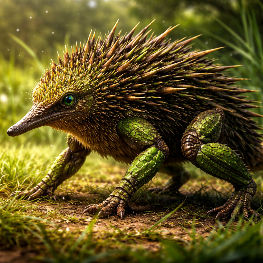 Echigrass, hybrid of Echidna and Grasshopper