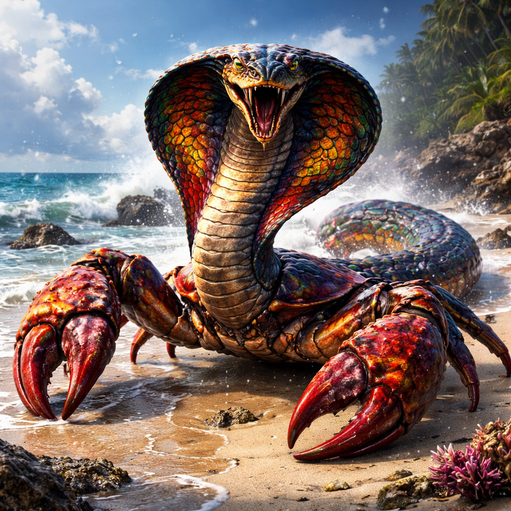 Crabobra, hybrid of Crab and Cobra