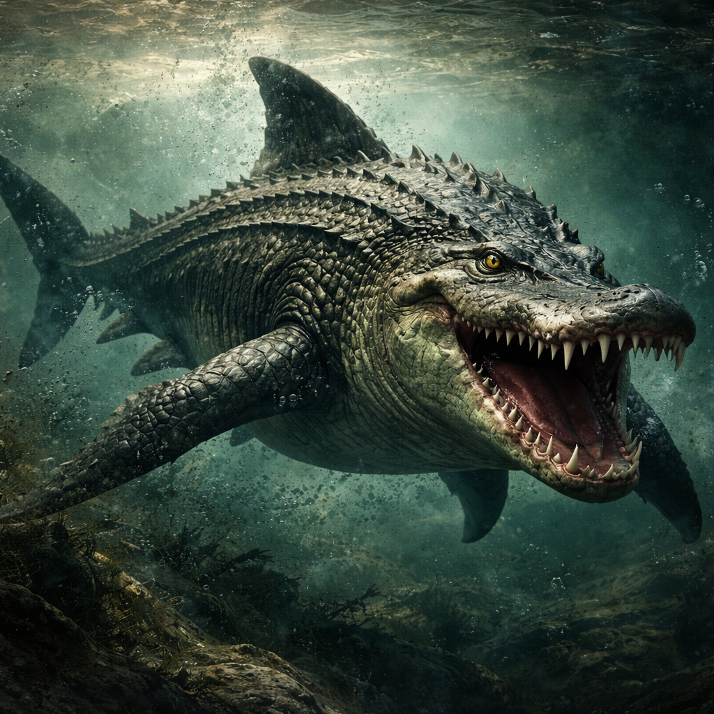 GatorShark, hybrid of Alligator and Shark