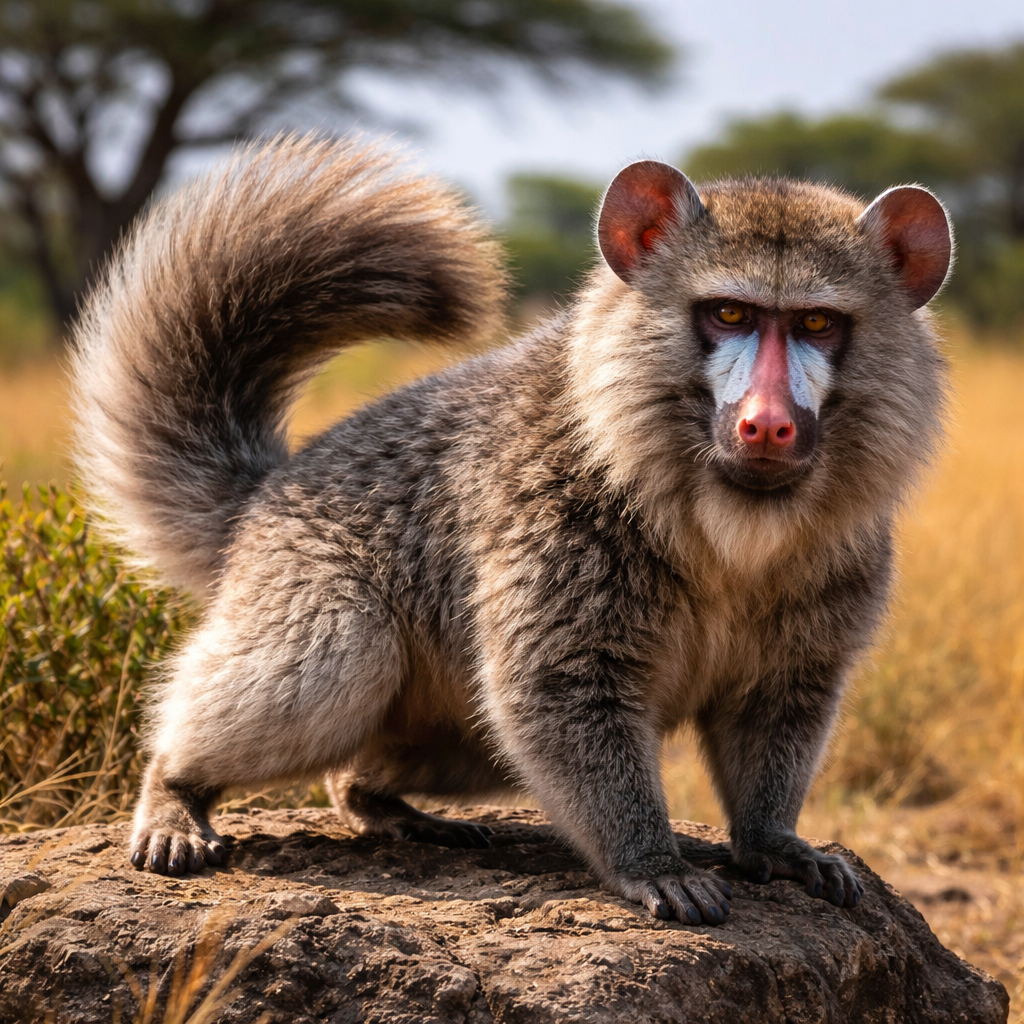 Chinbaboon, hybrid of Chinchilla and Baboon