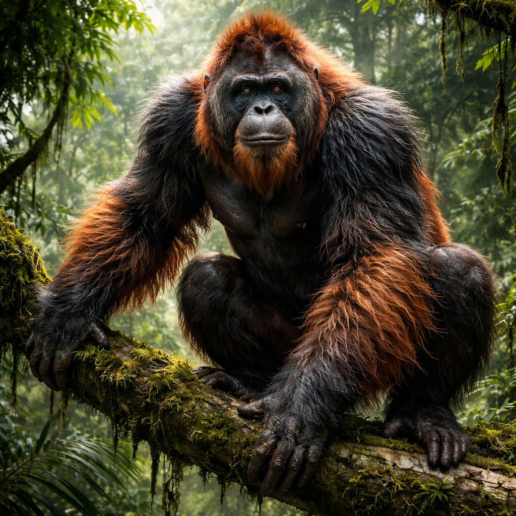 Orangorilla, hybrid of Orangutan and Gorilla