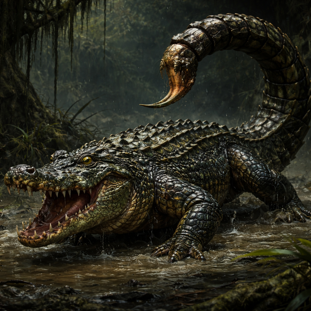 Scorpiogator, hybrid of Alligator and Scorpion