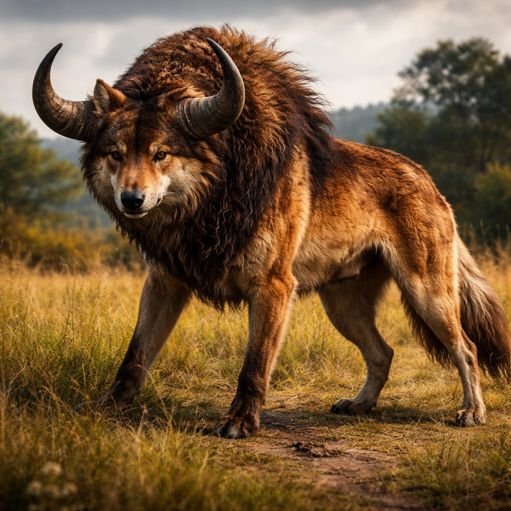 Dingison, hybrid of Dingo and Bison