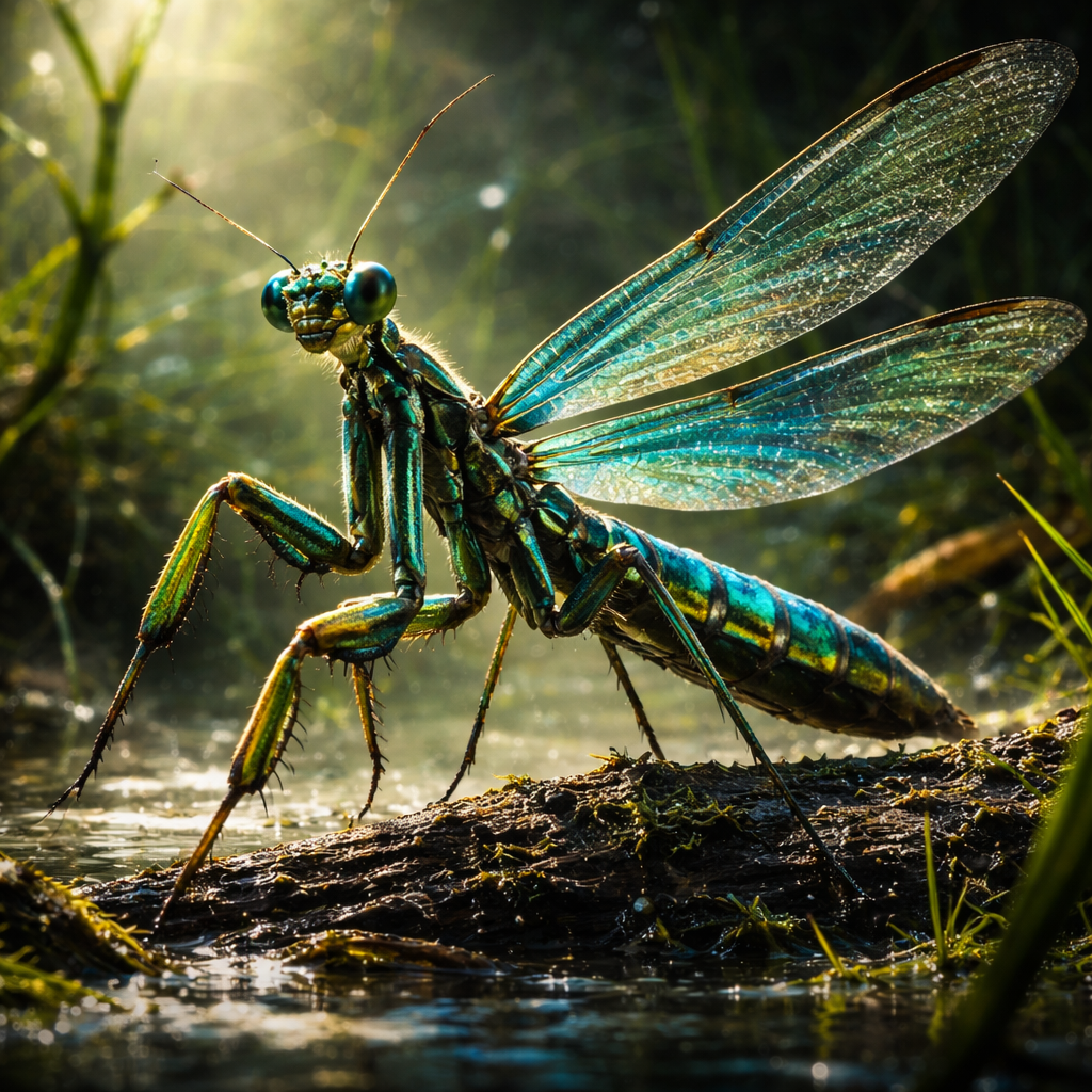 Mantisfly, hybrid of Mantis and Dragonfly