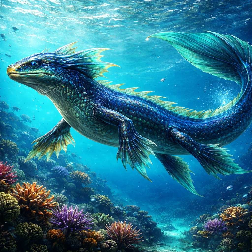 Newhale, hybrid of Newt and Whale