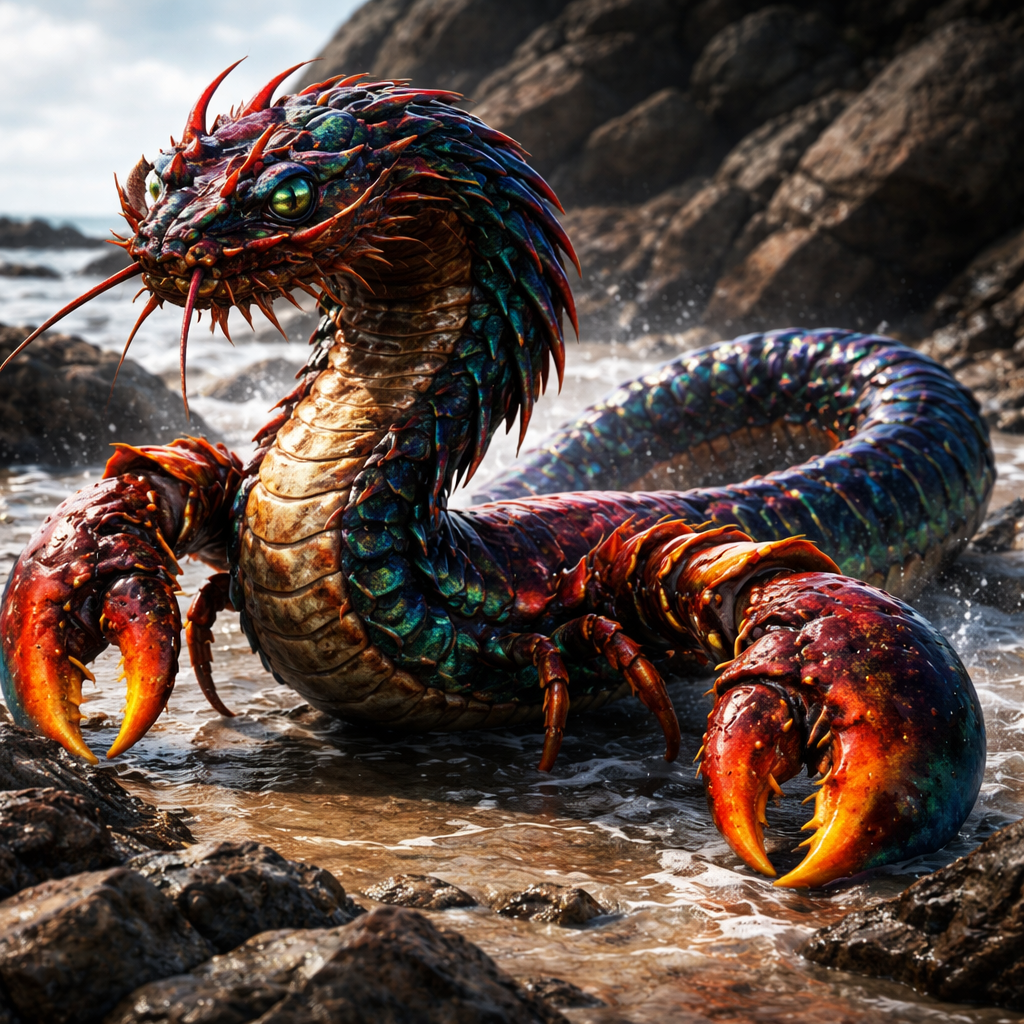 Snobster, hybrid of Snake and Lobster