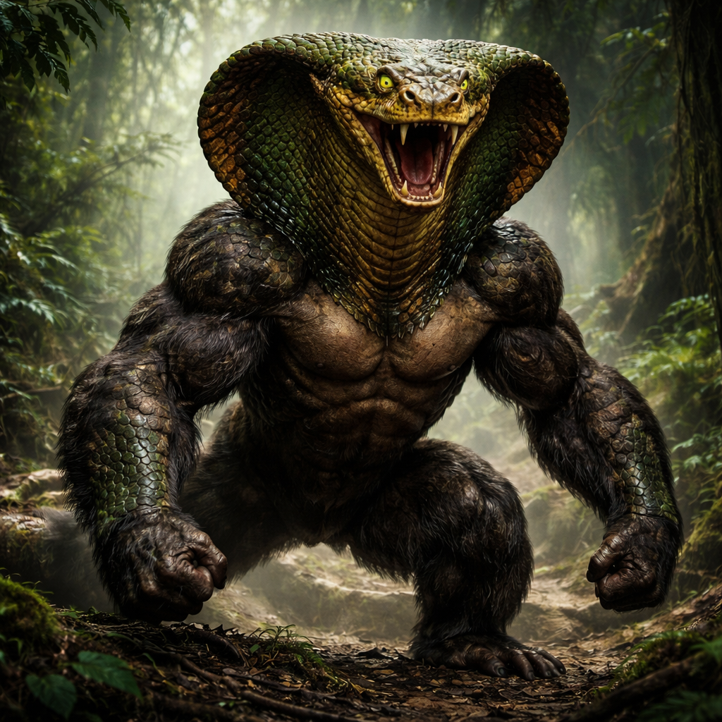Cobrilla, hybrid of Cobra and Gorilla