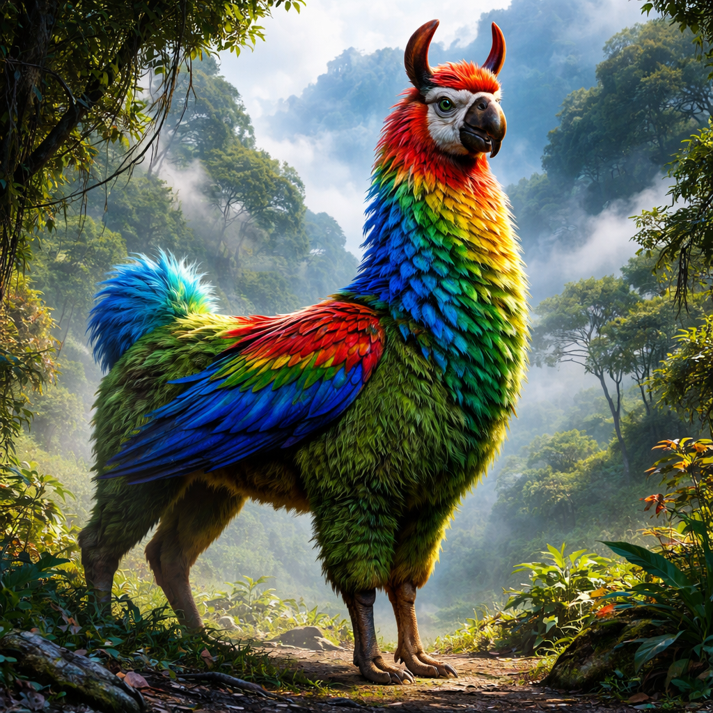 Parlama, hybrid of Parrot and Llama