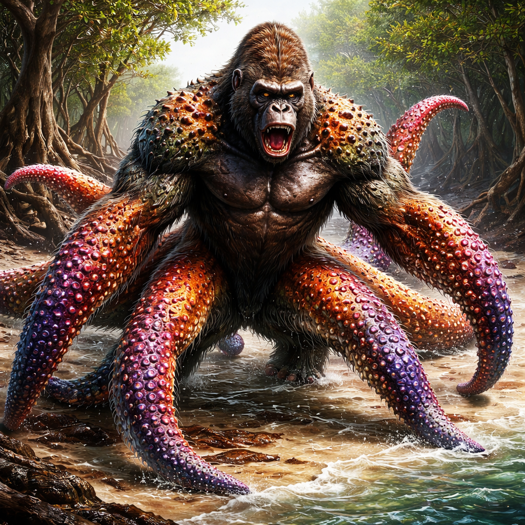 Gorillafish, hybrid of Gorilla and Starfish
