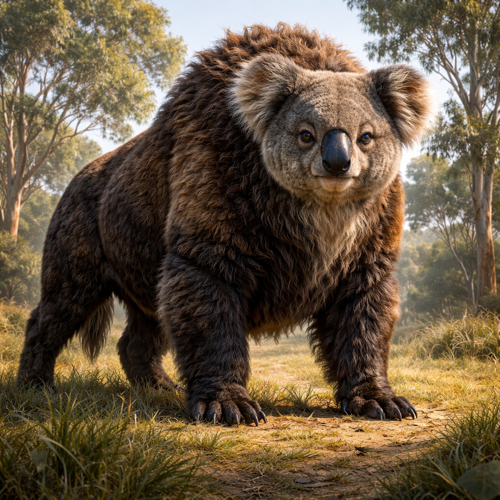 Bisonala, hybrid of Bison and Koala