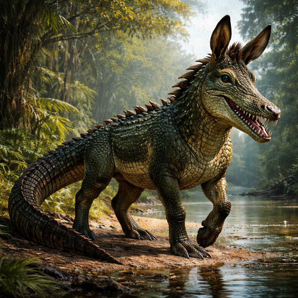 Donkeyodile, hybrid of Donkey and Crocodile