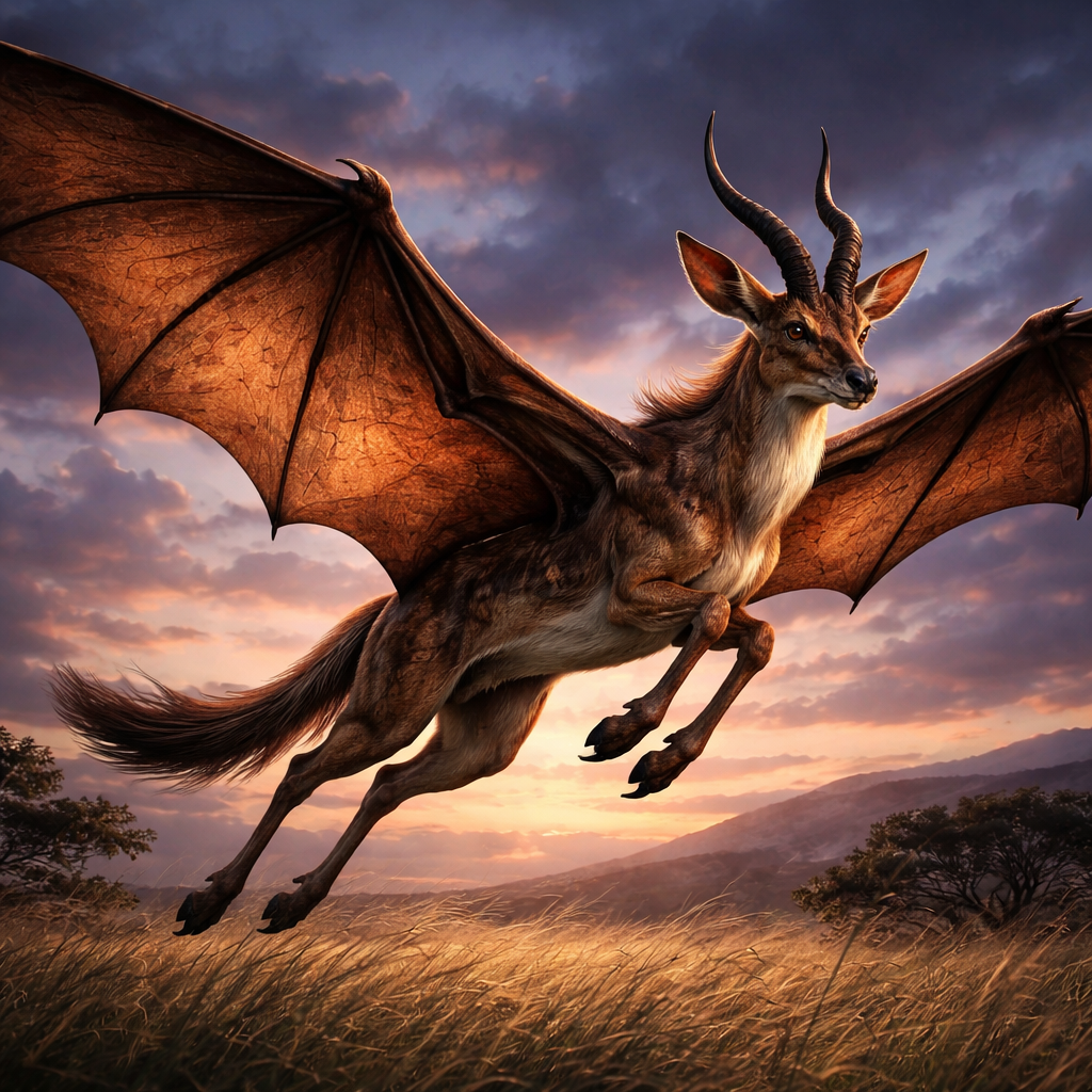 Antibat, hybrid of Antelope and Bat