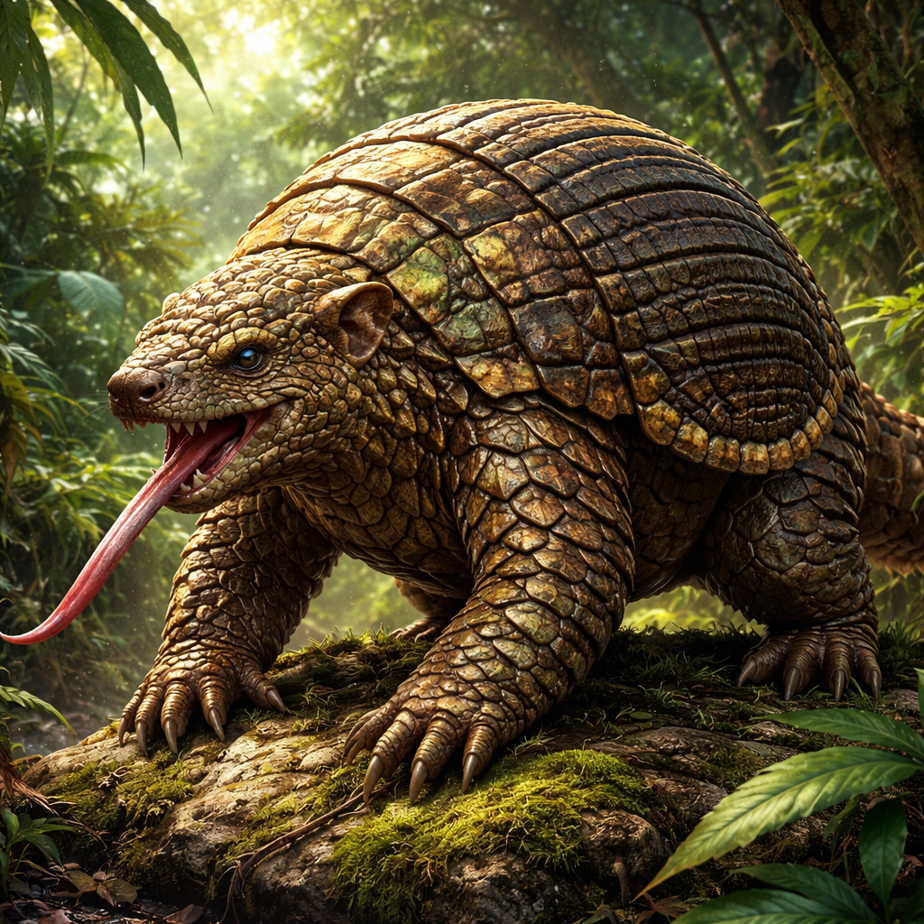 Pangarmadillo, hybrid of Pangolin and Armadillo