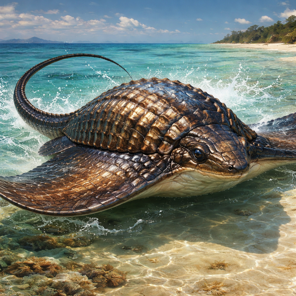 Armadillaray, hybrid of Armadillo and Sting Ray
