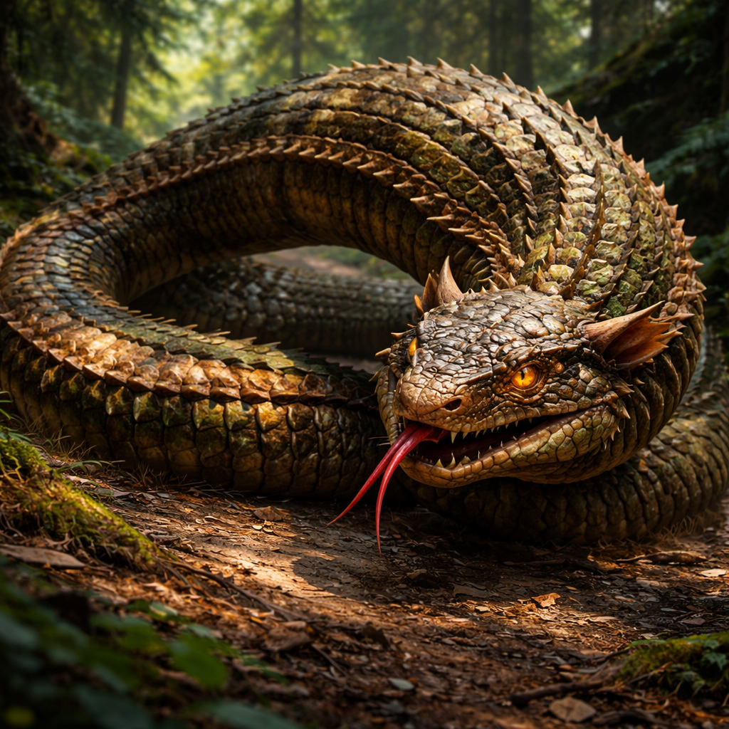 Armasnake, hybrid of Armadillo and Snake
